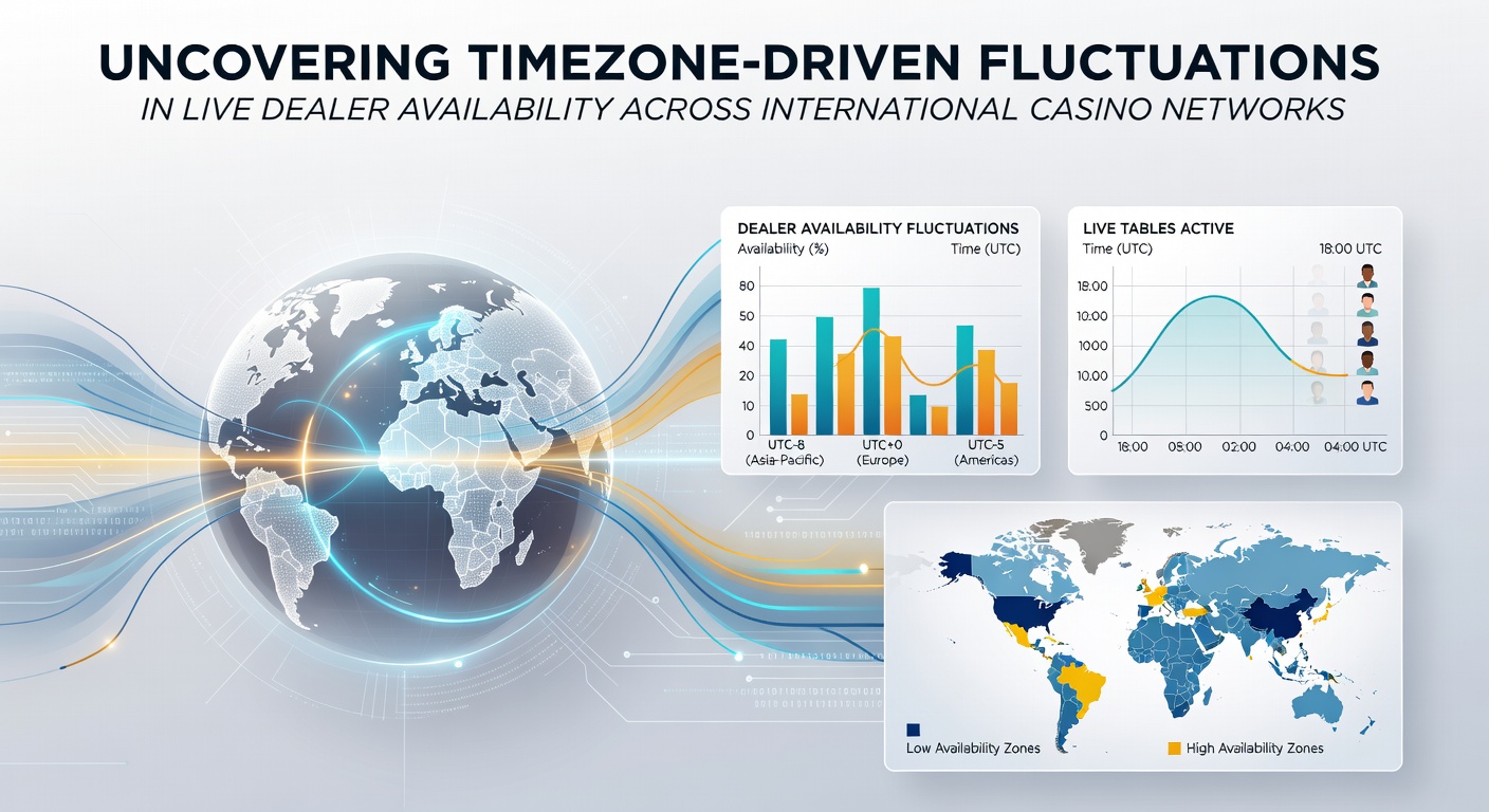Live dealer tables showing availability across different timezones in international casino networks